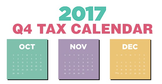 Employers 2017 Tax Due Dates