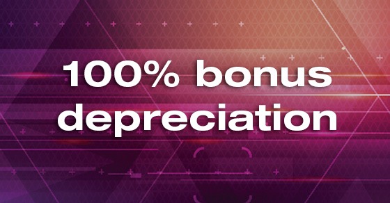 new bonus depreciation rules