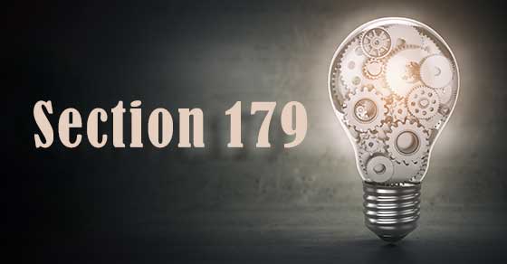 Light Bulb Artwork for Section 179 Decution