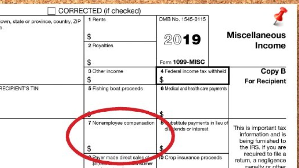 1099 Misc Form Example