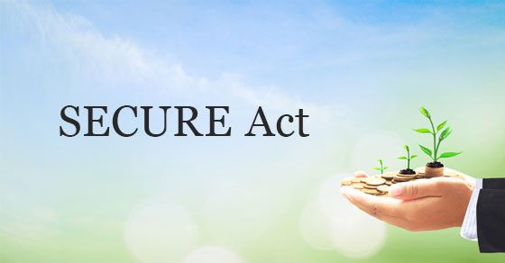 SECURE Retirement Act passed into law on December 20, 2019