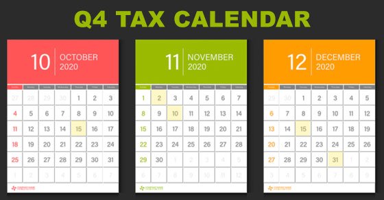 Q4 2021 Tax Due Dates for Small Businesses