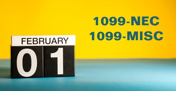 The New Form 1099-NEC & The Revised 1099-MISC Are Due To Recipients Soon