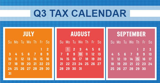 taxes due for businesses on q3 2022