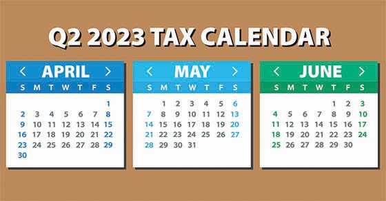 due dates for 2023 q2 taxes
