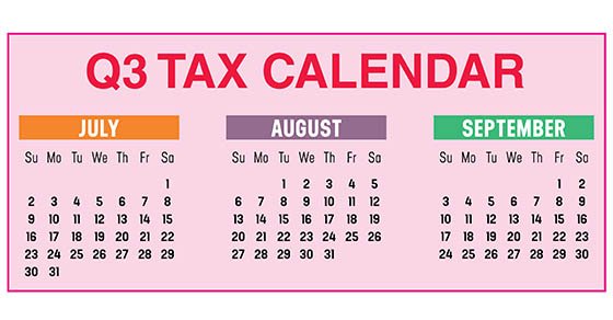 q3 tax deadlines for 2023 calendar year