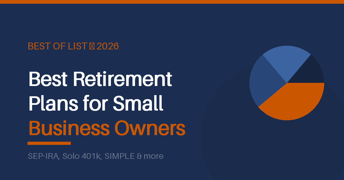 Best retirement plans for small business owners in 2026